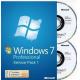 English / French Microsoft Windows 7 Professional OEM Key SP1 64Bit DVD OEM Box