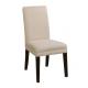 wooden frame fabric/PU dining chair DC-0013