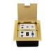 VGA  Audio HDMI Multimedia Combination  Brass Floor Ground Sockets Outlet Box Waterproof