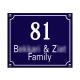 Oem Waterproof Reflective House Number Plaque Fluorescent Numbers For Houses