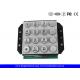 Rugged Vandal - Proof Numeric Keypad With 16 Keys , Ideal For Access Control Phone System