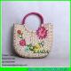 LUDA flower straw handbag handmade cornhusk straw hobo handbag