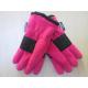 Full Five Fingers Fleece Gloves--Thinsulate Lining--Girls Winter Gloves for Outside--Unslip Palm--Solid color