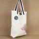 Wear Resistant Cotton Canvas Tote Bags With Laminated Full Color Printing