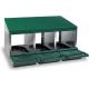 Laying nest Pro 3 nests Pro chicken nests in galvanized sheet metal Egg Box