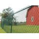 Sports Playground Diamond Wire Mesh Chain Link Fence 60x60mm Hole