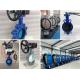 ductile cast iron stainless steel manual 4 inch wafer type butterfly valve