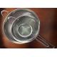 Multi Function Kitchen Fine Mesh Strainer 201 304 Stainless Steel With Handle
