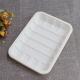 Biodegradable Sealable Meat Cornstarch Tableware Frozen Food Tray Container 150mm