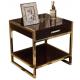 High end 5-STAR metal frame wooden night stand /bed side table, casegoods,hotel furniture NT-0088