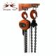 KINGLONG 55-YEAR History Good Sale Red Color Manual Lifting Chain Hoist 3T*3M HSZ-CA
