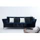 Modern Home Furniture  Metal Frame L Shaped Corner Velvet Sectional Sofa