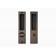 Brass Sliding Door Lock Set Handles Gold PVD Black For Interior Living Room Bathroom