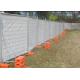 Portable Chain Link Fence Panels , Diamond Temporary Security Fencing