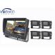 7inch 9inch 10 Inch AHD Car Monitor Built In DVR For 4 Cameras System