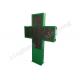 Date / Time Displayed Led Pharmacy Cross Sign , Led Scrolling Message Display