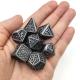 Tabletop Games Antiwear Durable Liquid Filled Dice Set Glow In The Dark Dice