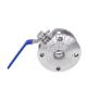 Manual Driving Mode Thin Wafer Flanged Italy Stainless Steel Ball Valve PN1.0-32.0MPa