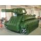 hot selling inflatable giant green tank for advertising