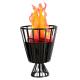 1.9KG Artificial Flame Machine Fake Fire Flame Light 28cm With Iron Brazier GLC-TS002