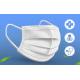 Anti Virus Civil Standard Sanitary 3 ply White Disposable Non-woven Fabric Face Mask