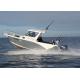Fishing V Bottom Boats Marine Aluminum Alloy Hull Material With 3 Years Warranty