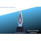 crystal trophy/crystal awards/glass trophy/crystal diamond golfer award/diamond golfer