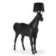 E27 LED Tall Large Floor Standing Lamps Black Horse Shape For Living Room