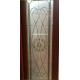 brass caming stained glass panel for wooden door 1 thickness