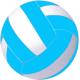Outdoor Play Polyester Fabric Coating Toy Volleyball with Customized Branding