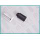 18/410 Glass Oil Dropper With ABS Material UV Shiny Silver Press Button