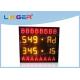 Red Color and Yellow Color 8'' inch Digit Height Led Electronic Scoreboard For Indoor Tennis