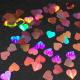Other Holiday Supplies 12MM Polyester Pink Heart Glitter Heart Shapes