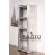 classic old style antique aluminium bookshelf furniture