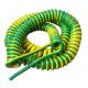Unshielded Spring Coiled Electrical Cable , 2 Core / 4 Core Curly Power Cord