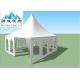 High Capacity Light Weight Aluminum Frame Waterproof Canopy Tent For Party With White And Glass Windows