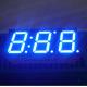 Common anode Ultra blue 0.39 Triple Digit Seven Segment LED Display home appliances