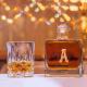 375ml Flint Cubic Glass Tequila Decanter Vinolok Closures