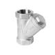 304/316 Stainless Steel Y Strainer with Thread End Water Valve Full Bore Structure