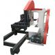 Double blades log sawing machine , electric table saw, Circular Blade Sawmill with carriage