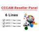 Oscam CCCam Reseller Panel Control Panel Europe 6 Lines Cline Astra Satellite TV