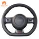 Hand Stitched Black Leather Steering Wheel Cover for Audi A3 8P S3 R8 TT TTS TT RS Ready