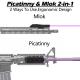 OEM LED Tactical Flashlights For Handguns High Lumens Purple Laser