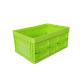 Standard Size Green Collapsible Plastic Containers / Foldable Plastic Box