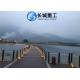 High Performance Floating Water Bridge Heavy Loading Capacity For Rivers