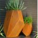 Indoor And Outdoor Metal Geometric Planter Corten Steel Hexagonal Flower Pot