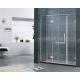 Customized 8MM Tempered Glass Shower Door 304 Stainless Steel Swing Hinge Bathroom