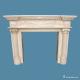 China natural stone , White Marble Fireplace Surround And Hearth