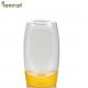 High Quality Transparent 365ml Plastic Honey Bottles Bulk Yellow Lid for honey storage