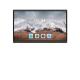 Qtenboard 75 Inch Dual System 40 Point Touch Screen Smart Interactive Whiteboard Flat Panel for School Classroom